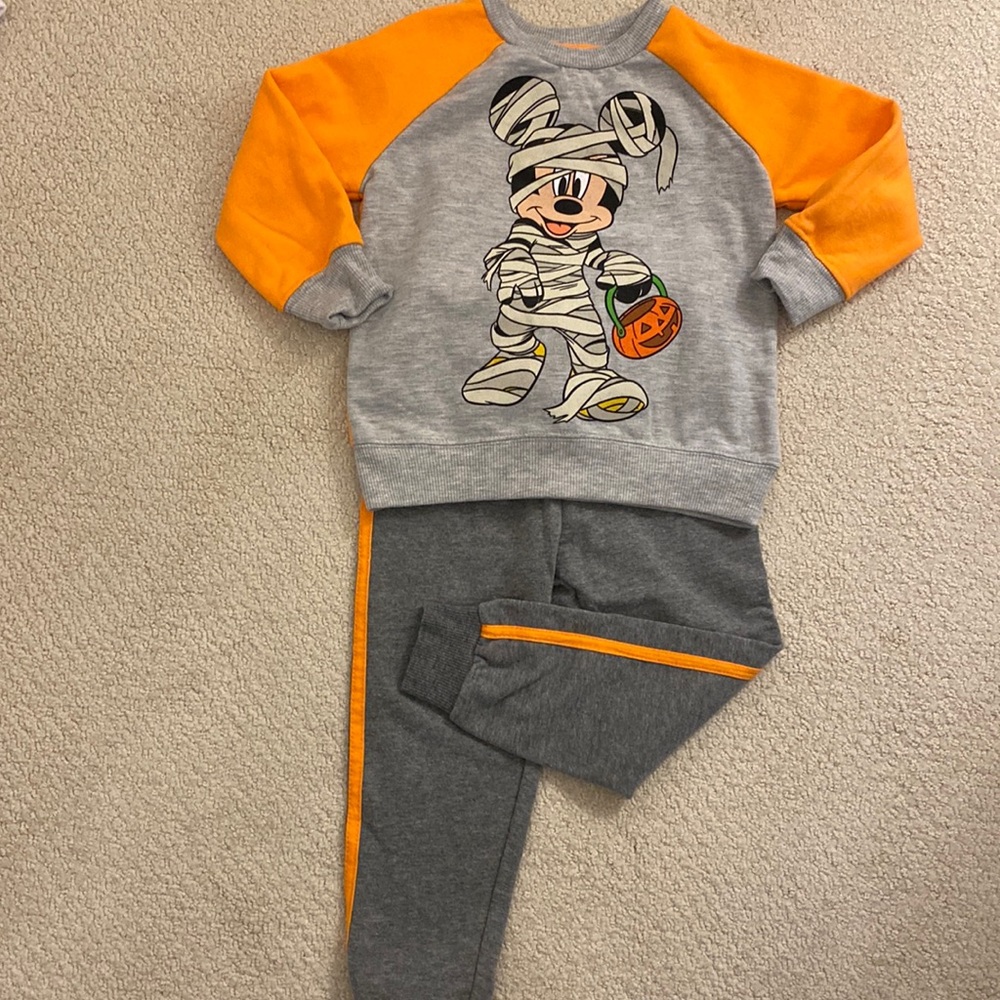 Disney Jr Mickey Halloween Sweats 3T